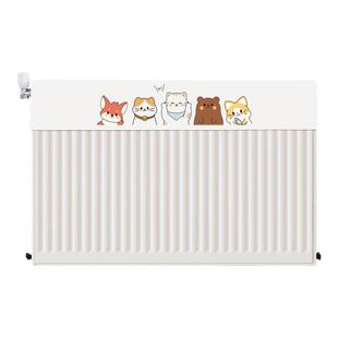 暖气片防尘罩家用新款布艺半包简约盖布老式铸铁遮挡装饰罩套蕾丝