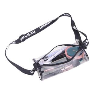 透明圆筒包定制娃包个性2025新款斜挎包果冻手提单肩包简约小包包