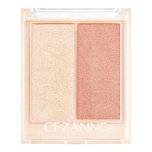 Cezanne/倩诗丽双色腮红膏提亮高光修容水光细腻持久显色清透氛围