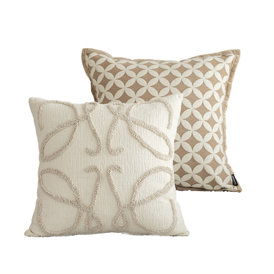 NORWE轻奢老花高级感抱枕腰靠垫