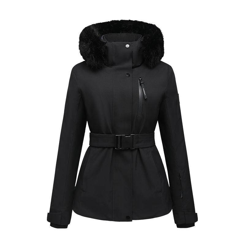安欧兔小腰精派克服可拆毛领