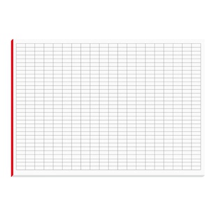 【54-37CM】万能表格本大号格子记账本加厚定制明细表登记本