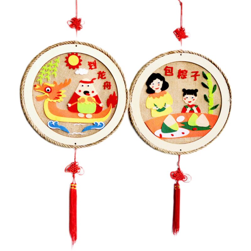 幼儿园中国风传统节日挂饰手工材料空中走廊环境创意布置装饰吊饰