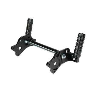 适用于极核AE5ipro电动车加装折叠后脚踏改装低趴平叉延长加长件