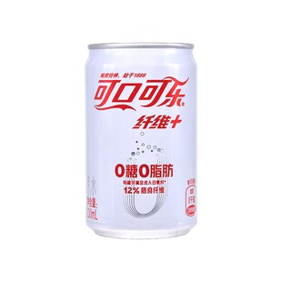 可口可乐迷你怡泉苏打水可乐纤维雪碧200mlx12罐无糖含汽碳酸饮料