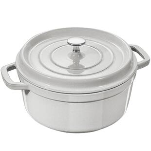 立德尔珐琅锅家用炖盅铸铁炖锅汤锅焖烧锅生铁电磁炉焖饭锅煲汤锅