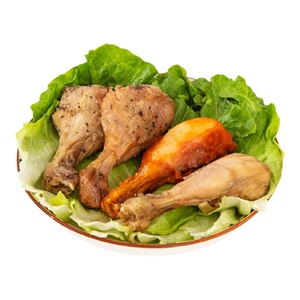 去皮大鸡腿低脂控卡开袋即食健身