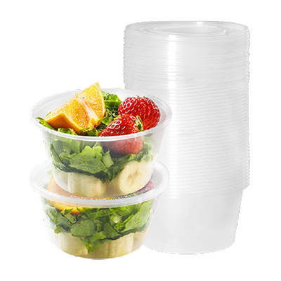 特美居圆形加厚一次性餐盒450型