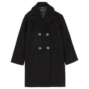 【12期免息】【新年礼物】kate spade ks 双排扣毛呢外套大衣保暖