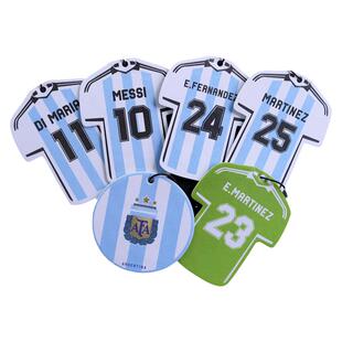 【官方正版】阿根廷国家队｜球衣香片梅西车载扩香片球衣迷周边