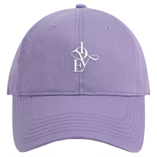 浅紫色棒球帽女加大加宽加深帽檐高颅顶鸭舌帽男款帽子2026新款潮