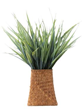 仿真假草绿植厂家直销手工制作