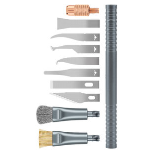 鹿仙子除胶铲胶套装手机维修拆机玻璃后盖专用刮胶铲刀片焊盘清洁