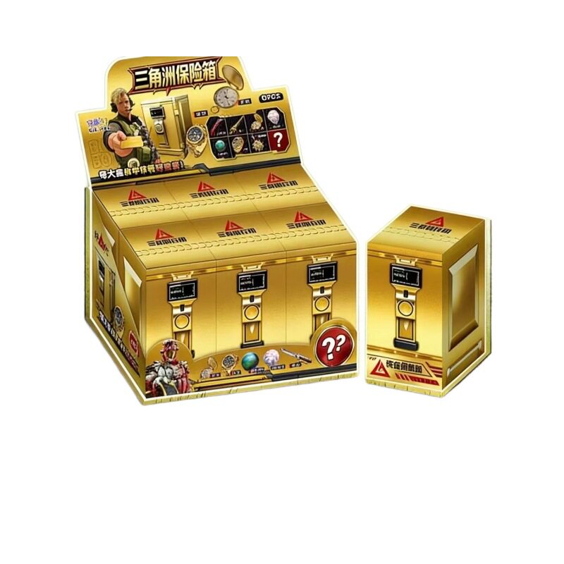 24盒三角洲行动黄金保险箱盲盒手办大红藏品非洲之心海洋之泪周边