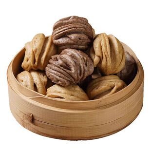 荞麦花卷馒头加热即食早餐无糖精无油脂粗粮五谷杂粮主食粗粮早餐