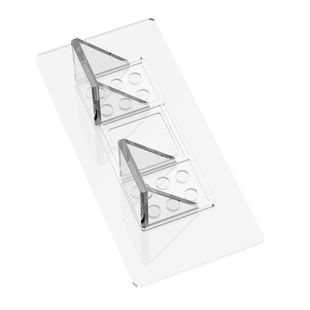 伸缩杆固定托免打孔晾衣杆两头固定器衣柜挂衣杆窗帘加强支撑贴