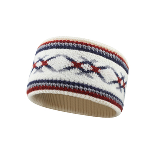 民族风提花针织发带女秋冬韩版宽边束发头带运动发箍头饰保暖护额