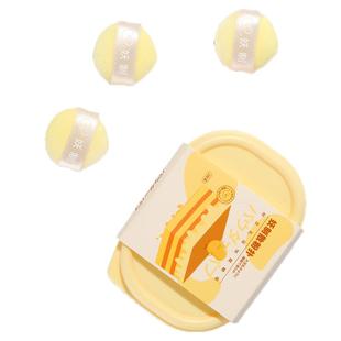 妖制迷你散粉扑腮红粉扑蜜粉mini小拖鞋手指植绒粉扑拇指粉扑化妆