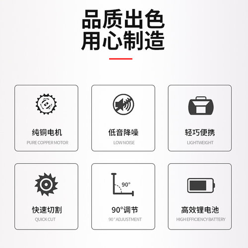 锂电割草机充电式除草机新款大功率果园农业小型家用扳手打草机