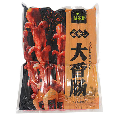 味多格老长沙大香肠开花大肉肠冷冻半成品油炸长沙小吃地道肠烤肠