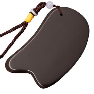 砭石刮痧板全身通用面部背部颈部神器扁贬矾边鞭石官方旗舰店正品