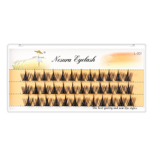 大容量稻草人纯野小恶魔夹心自然仿真自粘嫁接懒人漫画分段假睫毛