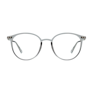 地球是圆的TR90圆框框板材圆框文艺通勤风金属镜腿小框眼镜架