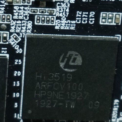海思hi3519arfcv100芯片带板 整板一颗d9w