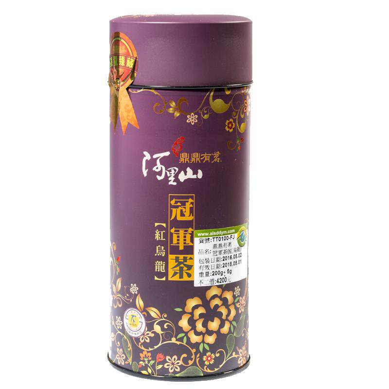 台湾高山茶 阿里山鼎鼎有茗冠軍茶 红乌龙茶叶原装进口红茶TT0100