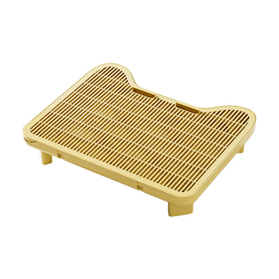 新款猫砂垫防带出超大号防外溅双层过滤猫砂垫子水洗控砂垫猫厕所