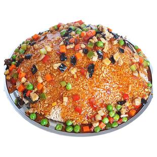 徽味佳大碗圆形农家锅巴大米圆锅巴酒店做菜专用需油炸浇汁锅巴