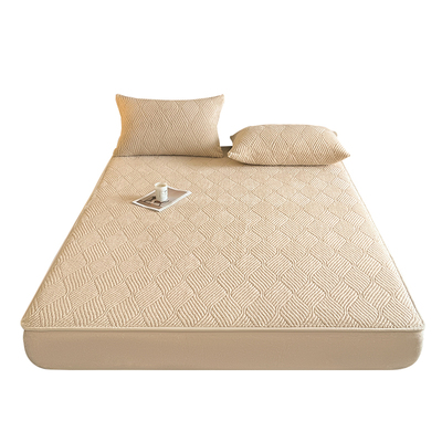 防水隔尿牛奶绒床笠冬季加绒加厚