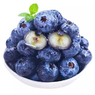 蓝莓鲜果新鲜水果云南l25蓝莓高山花香怡颗甜莓大果产地直发整箱