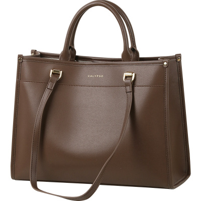 calypso真皮大容量托特包