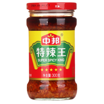 中邦辣椒酱香辣王特辣王拌面炒菜