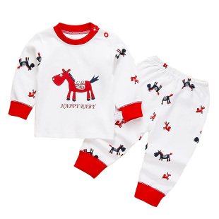 婴儿内衣套装纯棉婴幼儿秋衣秋裤新生儿春秋长袖全棉毛衫宝宝睡衣