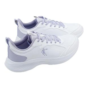 乔丹运动鞋女鞋2025秋冬季新款官方正品皮面防泼水软底轻便跑步鞋