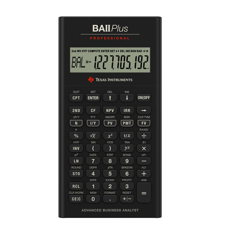德州仪器baiiplus金融计算器