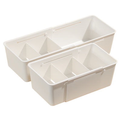 【拍1发2】到手2个可伸缩收纳盒