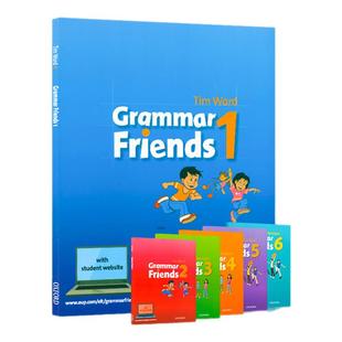 牛津小学英语语法书 牛津语法朋友 英文原版 Oxford Grammar Friends1-6语法做朋友涵盖剑桥少儿英语考试语法寒暑假短期语法学习