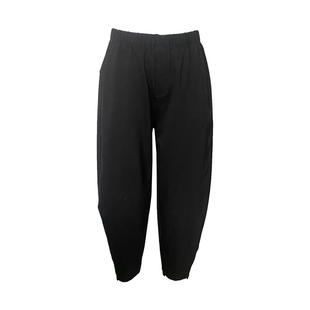 容子木ROSEMOO24年冬季新款微弹磨毛弧形压线宽松长裤RCL4KP134A