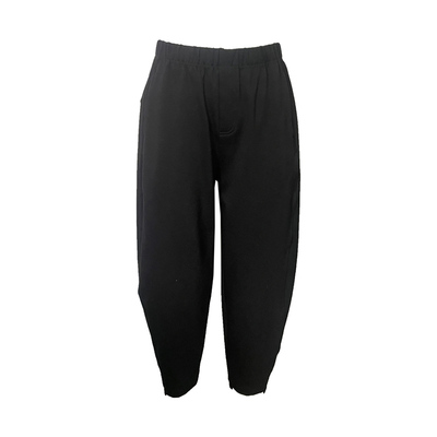 容子木ROSEMOO【商场同款】微弹磨毛弧形压线宽松长裤RCL4KP134A