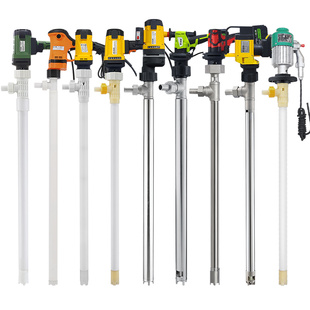 电动大功率手提抽油泵液压柴油机油24V插桶泵 不锈钢耐腐蚀抽油器