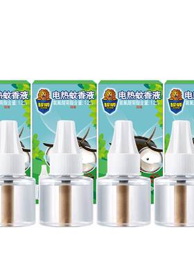 超威雨后薄荷电蚊香液40ml*4盒