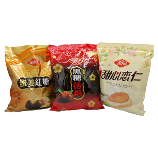 金冠黑糖话梅糖优果奶酥蜜姜红糖棒棒糖奶脆杏仁味结婚庆喜糖果