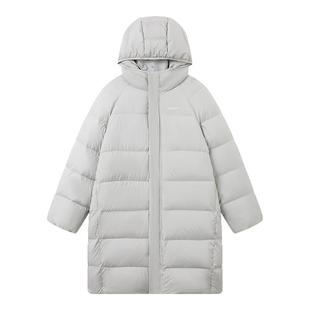 CryingCenter90白鸭绒长款防绒锁温加厚日常连帽羽绒服外套男女款