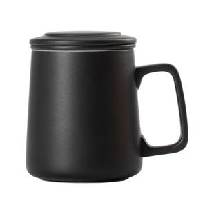 简约茶水分离泡茶杯个人专用办公杯带盖过滤水杯男女杯子定制logo