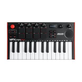 雅家akai mpk mini play 25键midi编曲键盘电音合成器音乐控制器