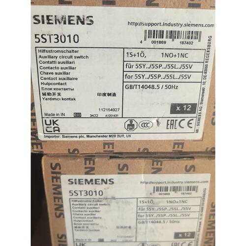 5ST3010辅助触点，，1S1Ö，1N询价