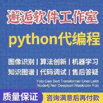Python代编程强化深度机器学习图像识别知识图谱算法创新调试代码